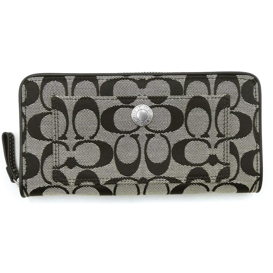 COACH（コーチ） 長財布 財布 F41970-SBKWT シグネチャー ジャガード