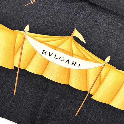 BVLGARI（ブルガリ） ほぼ未使用 スカーフ シルク 100％ 90cm 大判