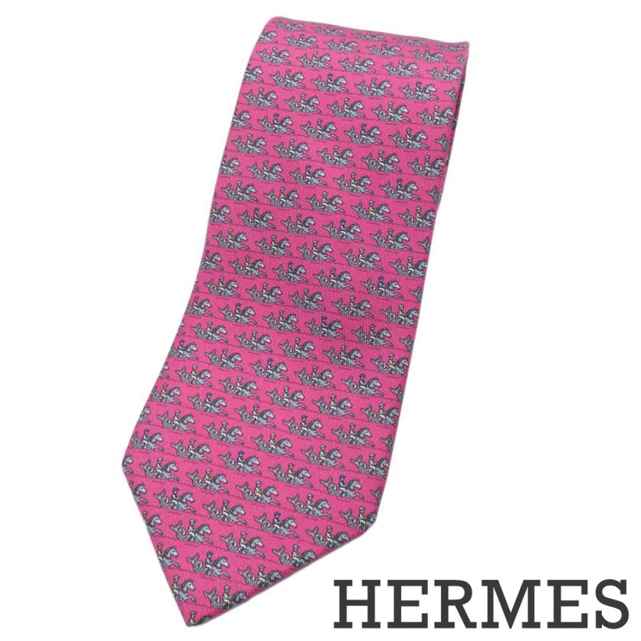 HERMES（エルメス） 美品 ブランド ネクタイ 高級 シルク 100