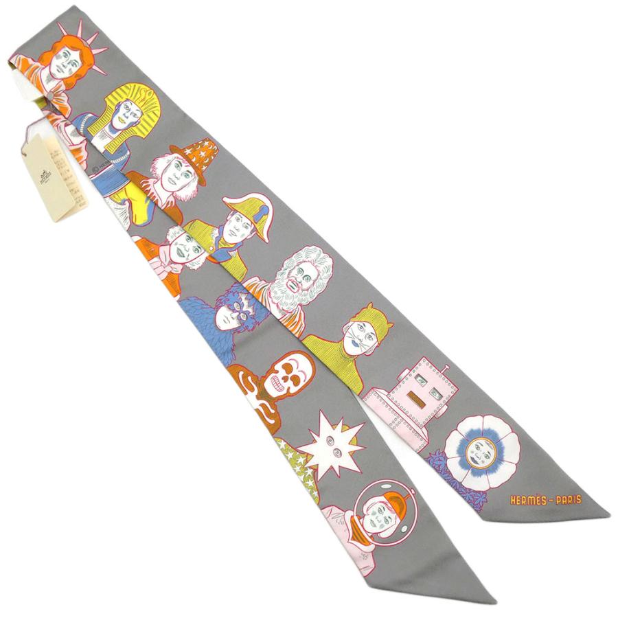 HERMES（エルメス） 極美品 スカーフ シルク ツイリー リボンスカーフ