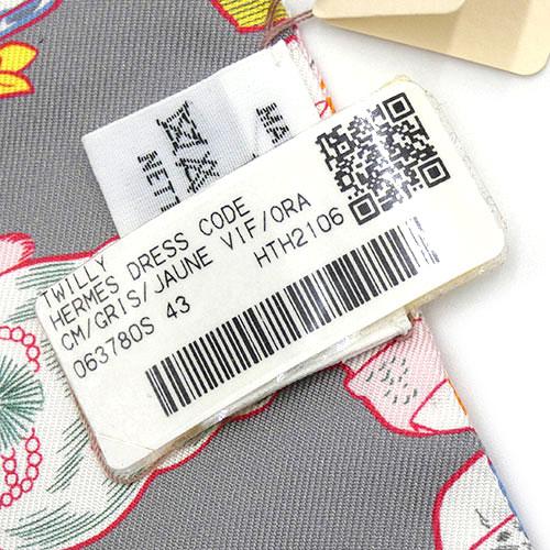 HERMES（エルメス） 極美品 スカーフ シルク ツイリー リボンスカーフ