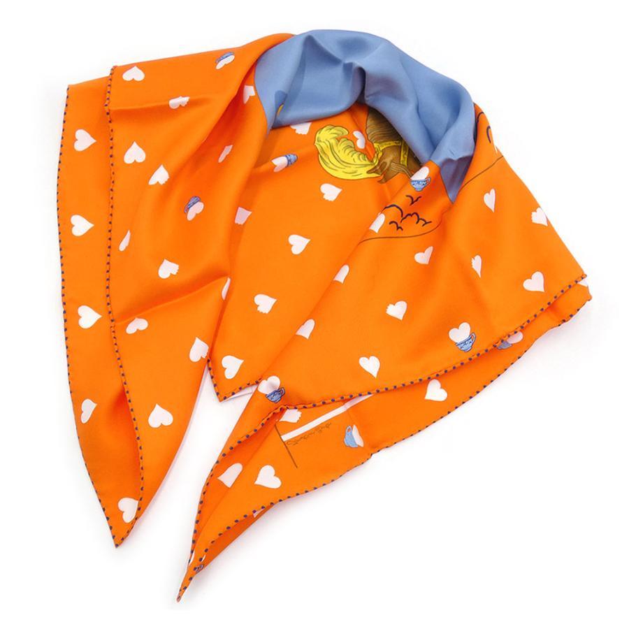 HERMES（エルメス） 極美品 スカーフ カレ カレ70 シルク 100％ TEA