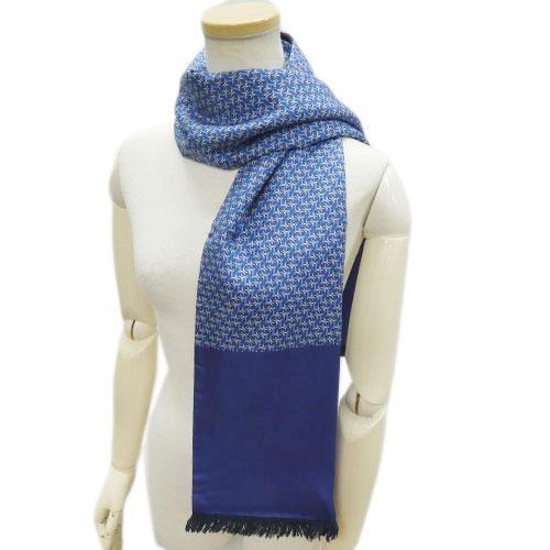 HERMES（エルメス） 美品 マフラー シルク アンゴラ フリンジ