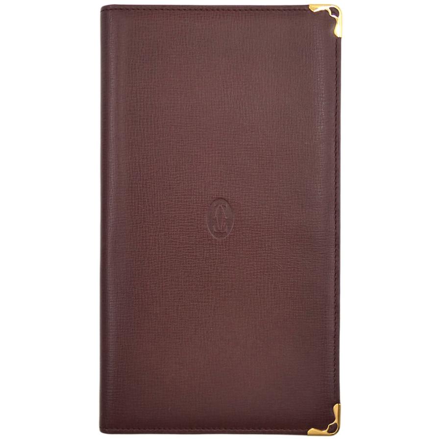 Cartier（カルティエ） 美品 長財布 札入れ 財布 レザー マストライン