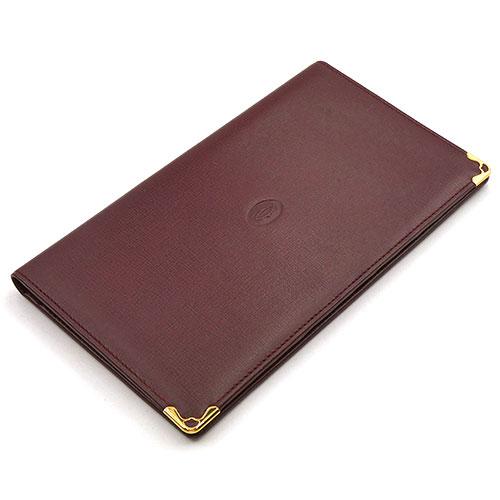 Cartier（カルティエ） 美品 長財布 札入れ 財布 レザー マストライン