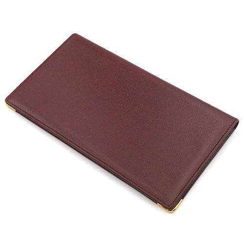 Cartier（カルティエ） 美品 長財布 札入れ 財布 レザー マストライン