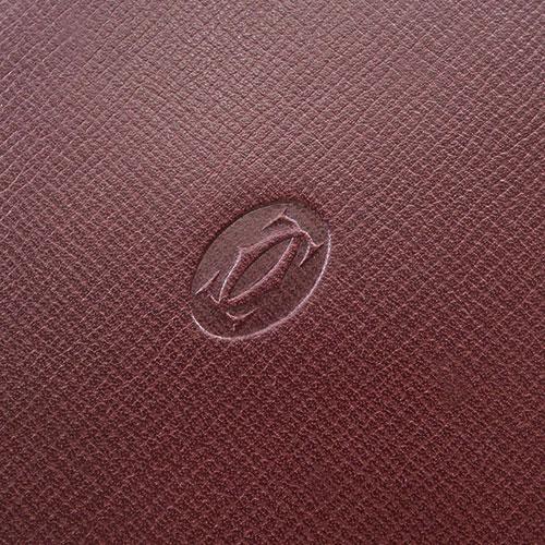 Cartier カルティエ　長財布　レザー ボルドー マストライン　箱付き Cartier 美品 カルティエ 長財布 札入れ 財布 レザー マスト