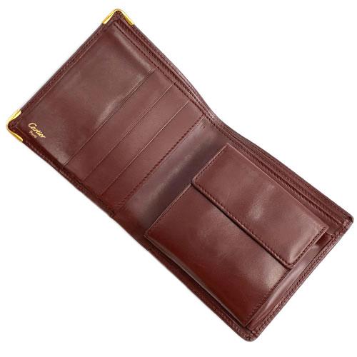 新品同様‼️ カルティエ　Cartier 財布　折り財布　マストライン 美品】 Cartier / カルティエ | マストライン 三つ折り がま口