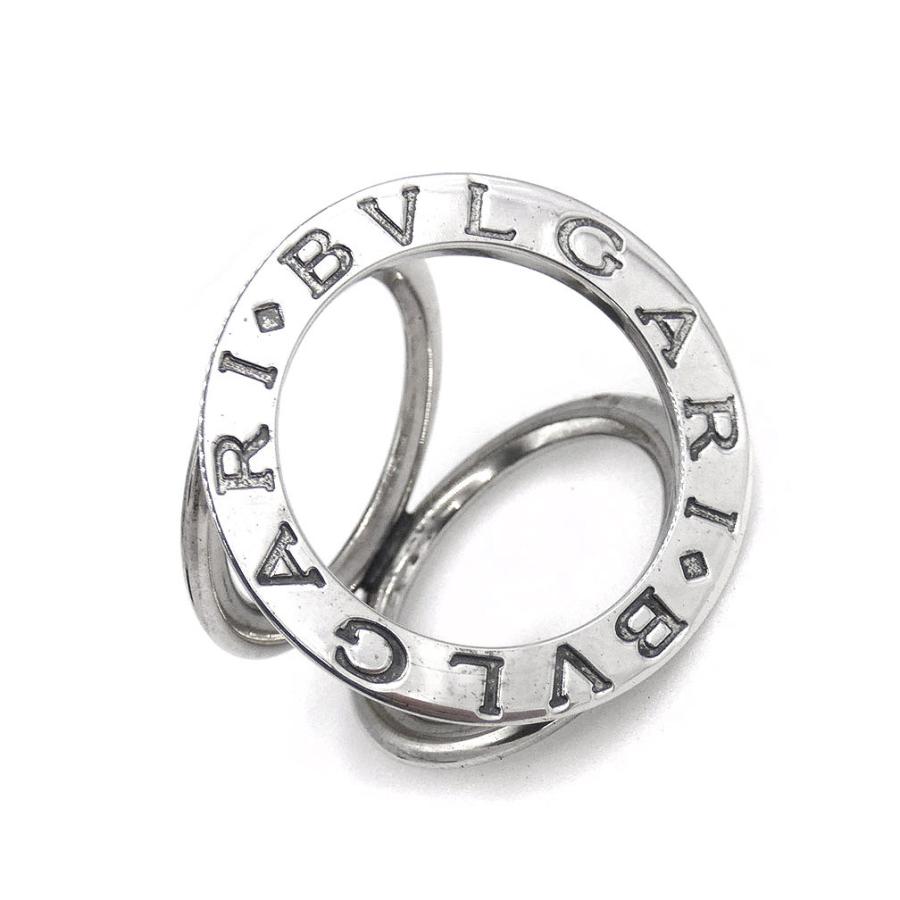 極美品 ブルガリ スカーフリング サークル シルバー BVLGARI 12号 BVLGARI 美品 ブルガリ スカーフリング スカーフ留め ブルガリ