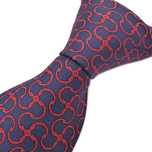極美品 エルメス ブランド ネクタイ HERMES シルク100％ ワイドタイ 