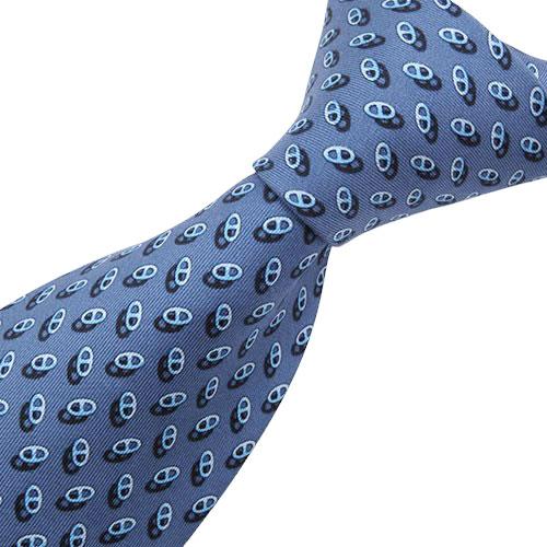 極美品】エルメス ブランド ネクタイ シルク 総柄 フランス製 ❀極美品