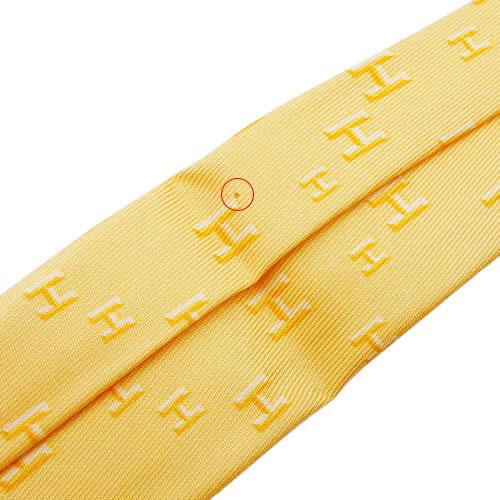 HERMES 極美品 エルメス ブランド ネクタイ シルク ワイドタイ 