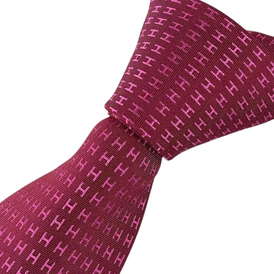 HERMES（エルメス） 極美品 ネクタイ ブランド シルク 100％ 高級 H柄