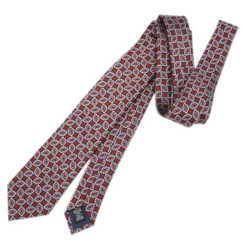 Ermenegildo Zegna 高級 シルク ネクタイ レッド イタリア製 ZEGNA（ゼニア） ブランド ネクタイ エルメネジルド・ゼニア 高級