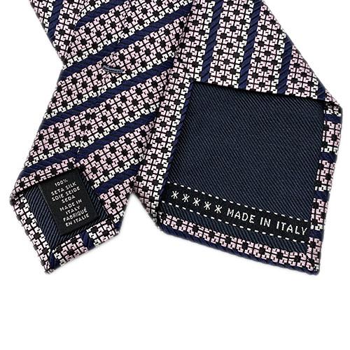 ✨美品✨エルメネジルドゼニア ネクタイ ストライプ ブルー シルク100% 高級 ZEGNA（ゼニア） ブランド ネクタイ エルメネジルド・ゼニア