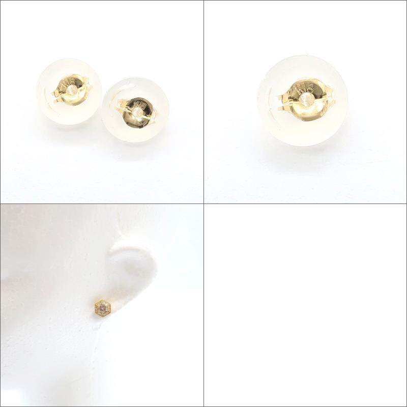 買蔵 ダイヤモンド ピアス 1.2ct K18 イエローゴールド YG アクセサリー｜kauzoubrand｜06