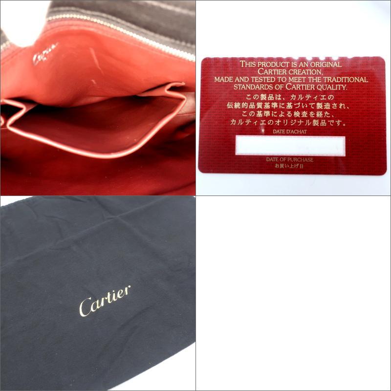 買蔵 Cartier カルティエ ショルダーバッグ ブラック レザー レディース｜kauzoubrand｜06