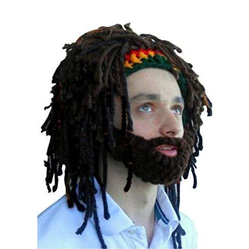 Yumenomi ドレッドヘア かつら ひげ 帽子 おもしろ 被り物 レゲエ イベント 変装 コスプレ ブラウン カーヴィテンス 通販 Yahoo ショッピング