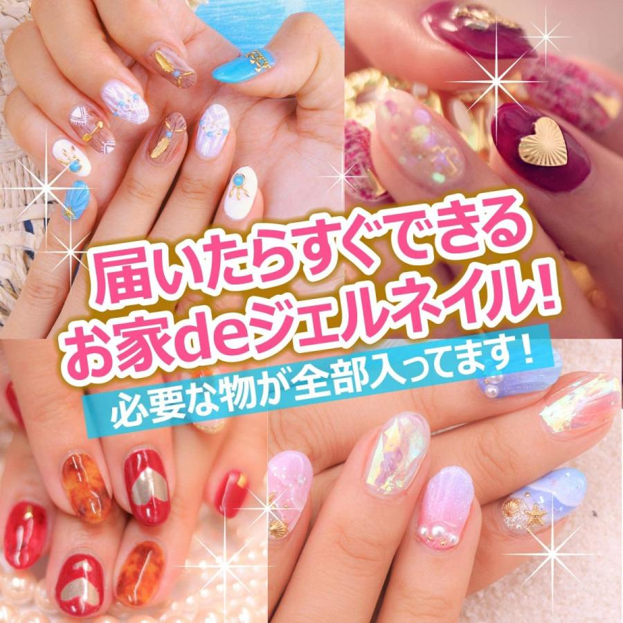 ポイント10倍 Nailrecipe ネイルレシピ ジェルネイル ジェルネイルキット 収納box付き ネイル スターターキット カラージェル10色付き29 特売 Www Shandilyaz Com