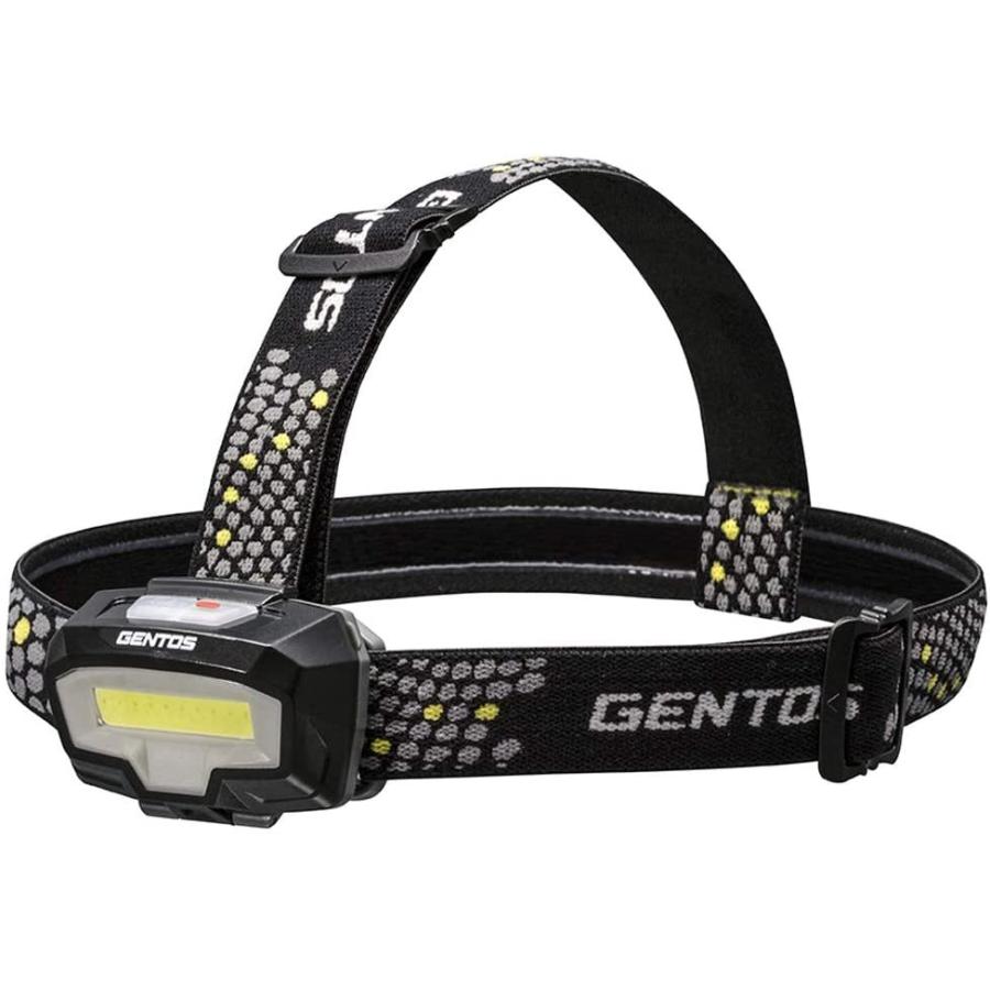 Gentos ジェントス Led ヘッドライト 明るさ400ルーメン 実用点灯3時間 Cob 発光面 Led 2色 白 赤 単4形電池3 020 カーヴィテンス 通販 Yahoo ショッピング