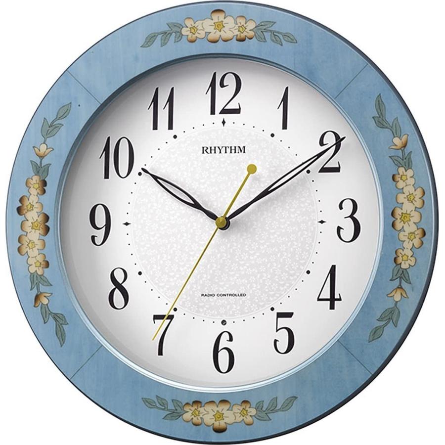 ブランドおしゃれ リズム Rhythm 掛け時計 電波 アナログ アマービレm521 花柄 忘れな草 木 青 日本製象嵌仕上 Rhythm 8my5 カーヴィテンス 通販 Yahoo ショッピング 売り尽くし価格 Www Skylanceronline Com