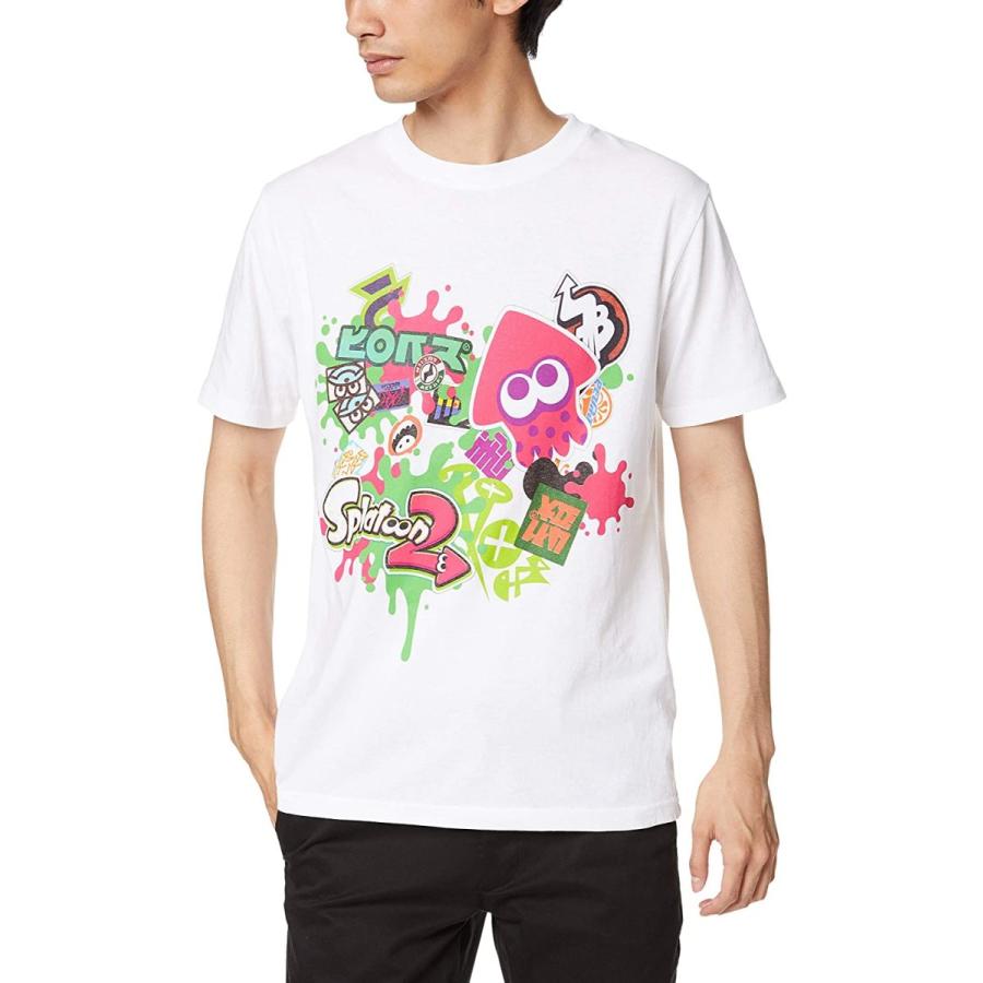 スプラトゥーン Tシャツ Splatoon2 スプラトゥーン2 半袖 ハイカラストリート ホワイト 日本 L 日本サイズ 002 カーヴィテンス 通販 Yahoo ショッピング