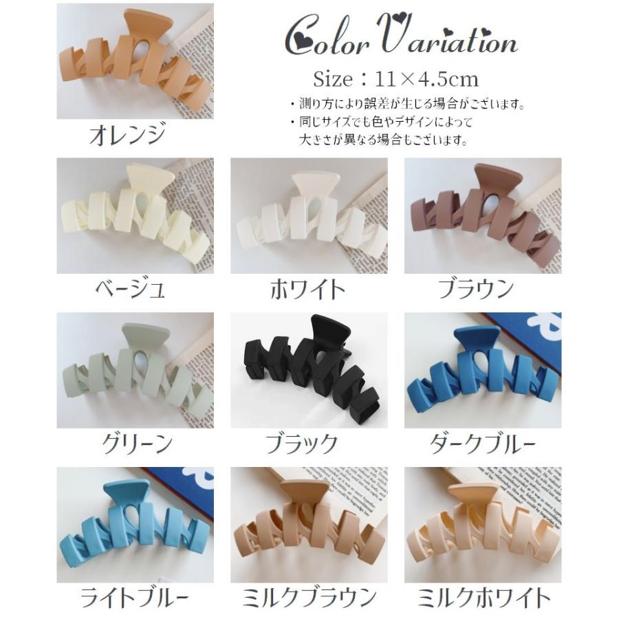 ヘアクリップ バンスクリップ レディース ヘアアクセサリー 大きめ