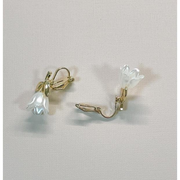 スタッドピアス イヤリング クリップ式 レディース アクセサリー 