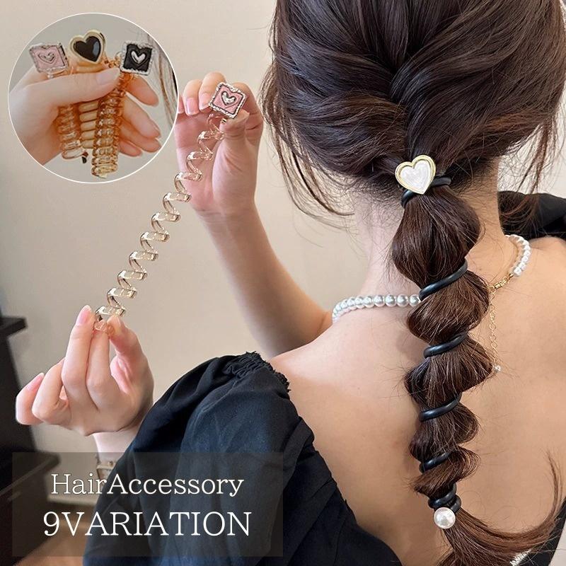 コイルポニー レディース ヘアアクセサリー スパイラルポニー