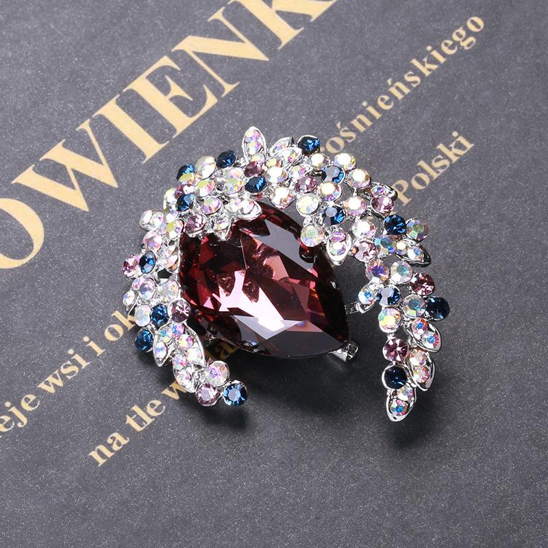 美品ブローチ #159ムーンストーン ブローチ ピンブローチ レディース 大人 アクセサリー 月 ムーン