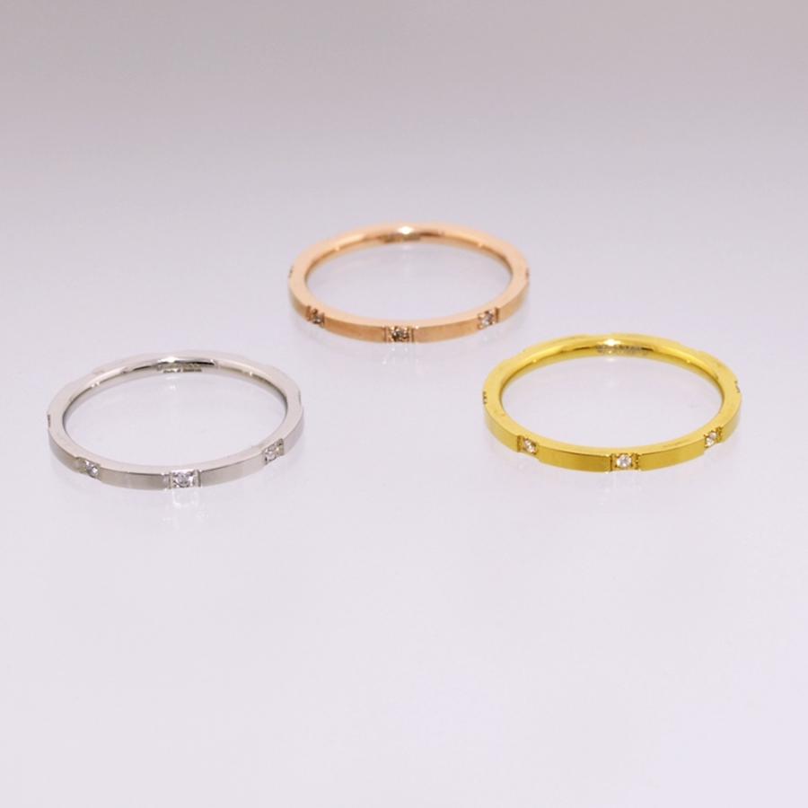ピンキーリング 指輪 リング レディース アクセサリー ステンレス