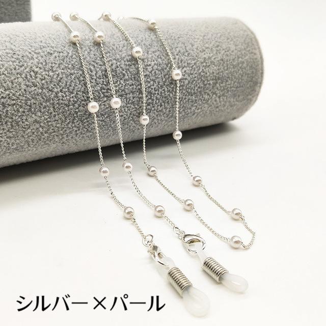 ♪❤️ 蝶々　ガラスビーズ　パール　マスクチェーン　メガネチェーン　ハンドメイド 楽天市場】送料無料 メガネチェーン マスクチェーン 眼鏡