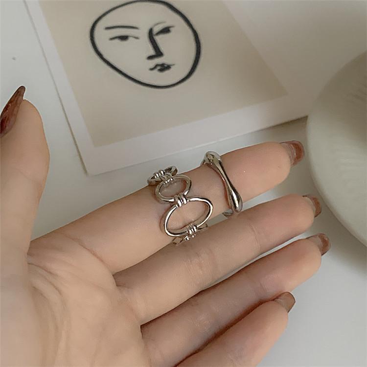 指輪 ファッションリング オープンリング 2点セット レディース 指輪 ファッションリング オープンリング 2点セット レディース