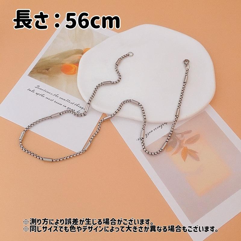 ネックレス チェーンのみ アクセサリー メンズ 男性用 単品 シルバー
