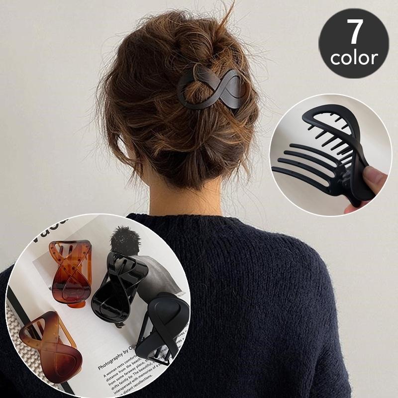 ヘアクリップ サイドバンスクリップ レディース ヘアアクセサリー 8の