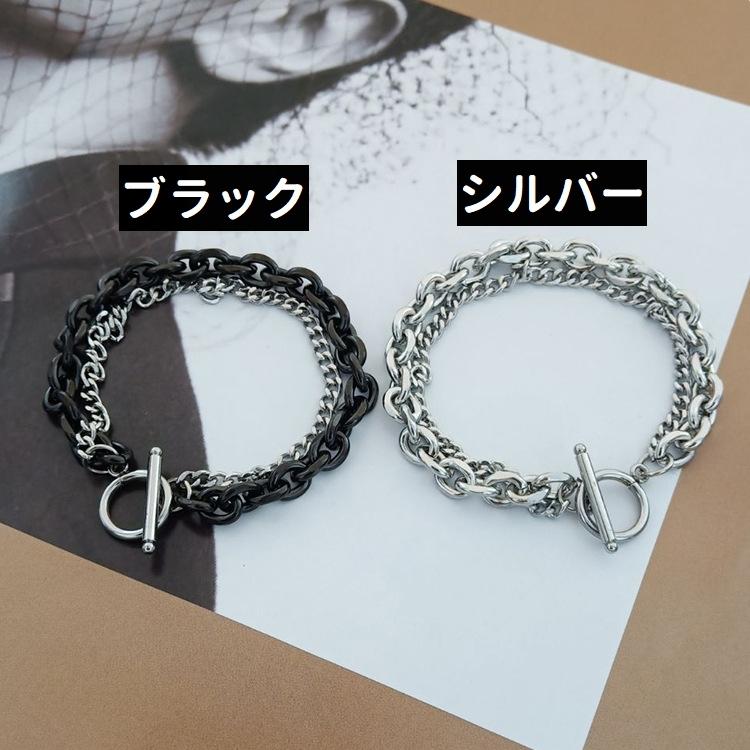 ブレスレット 腕輪 メンズ 男性 紳士 腕飾り アクセサリー チェーン 2 