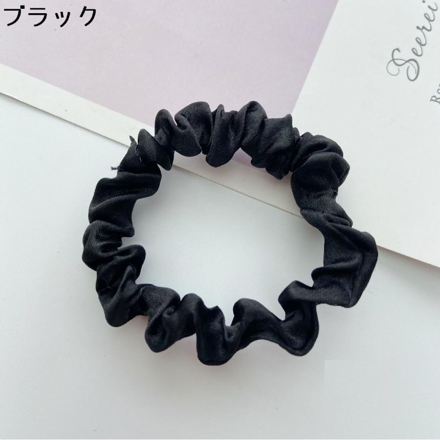 シュシュ ヘアゴム レディース ヘアアクセサリー 無地 かわいい 