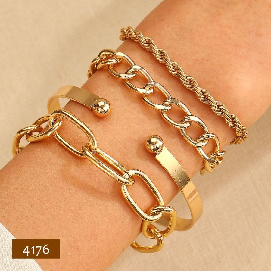 ブレスレット セット レディース アクセサリー 腕輪 チェーン