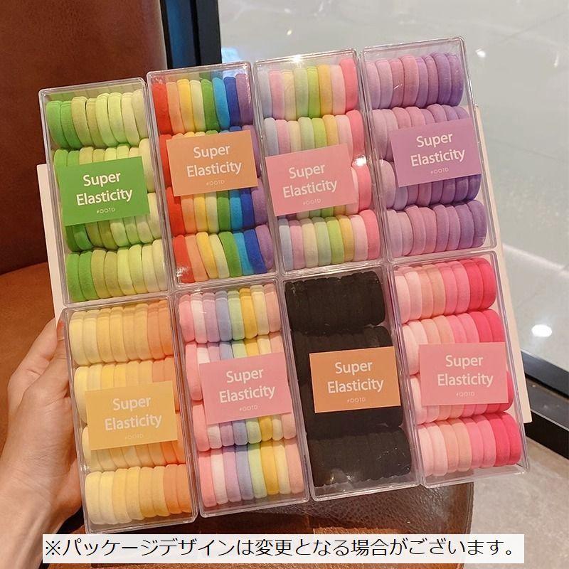 ヘアゴム リングゴム パイルゴム ヘアアクセサリー 32本セット キッズ