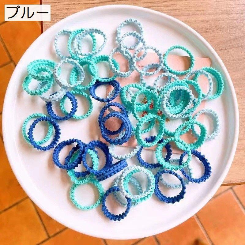 ヘアゴム 50個セット キッズ ヘアーアクセサリ ヘアー小物 髪留め ゴム