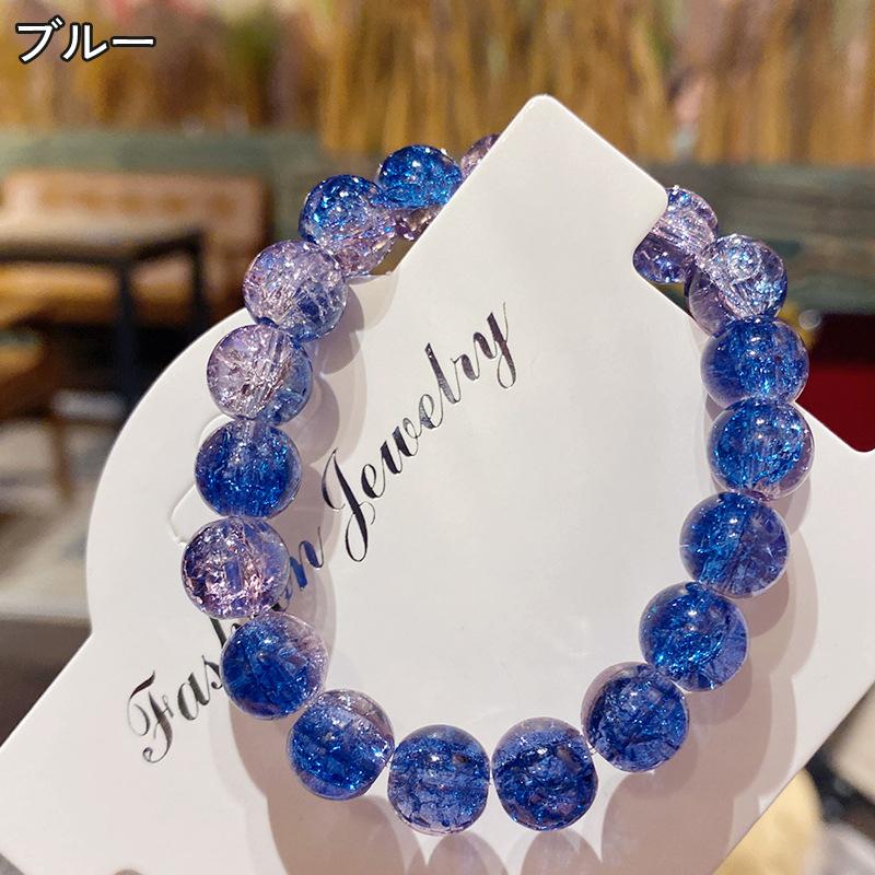 ブレスレット レディース 女性 アクセサリー 数珠風 ビーズ ストーン 