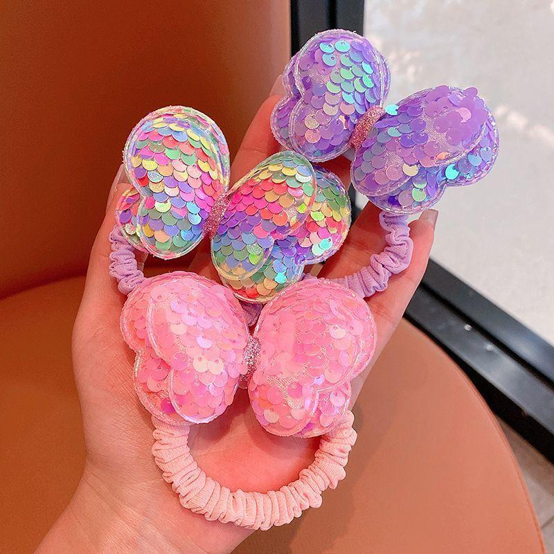 ヘアゴム キッズ ベビー 子供用 ヘアアクセサリー 髪ゴム バタフライ