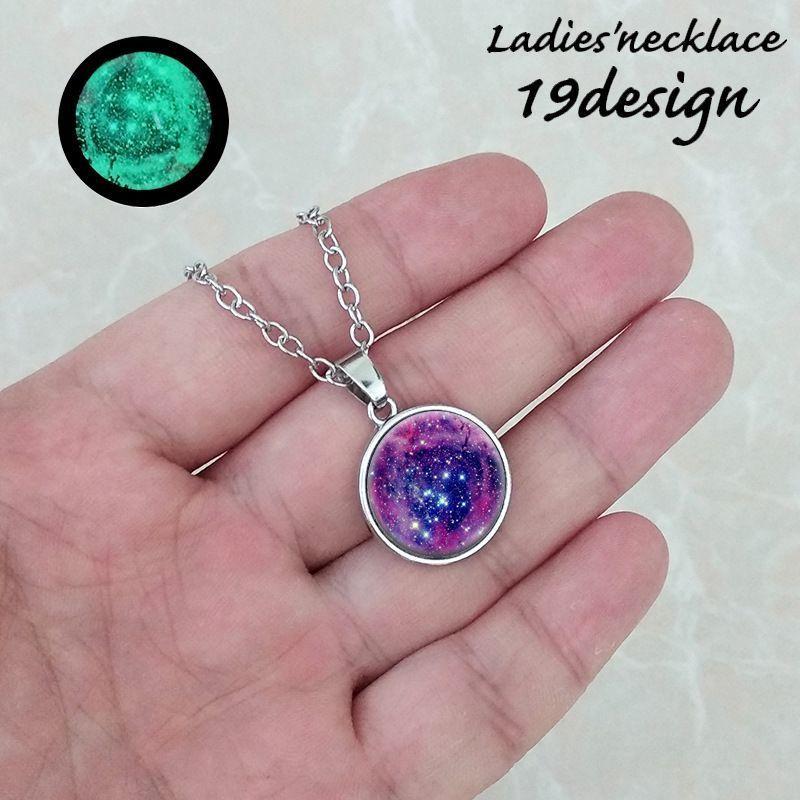 ネックレス レディース 女性用 アクセサリー ペンダント 首飾り 夜光