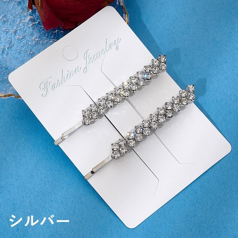 ヘアピン 2本セット ヘアアクセサリー レディース 女性 髪留め 髪飾り