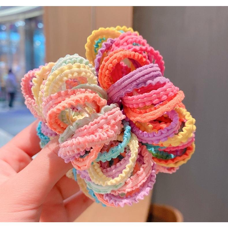 ヘアゴム リングゴム 50本セット 子供 キッズ ヘアアクセサリー 髪ゴム