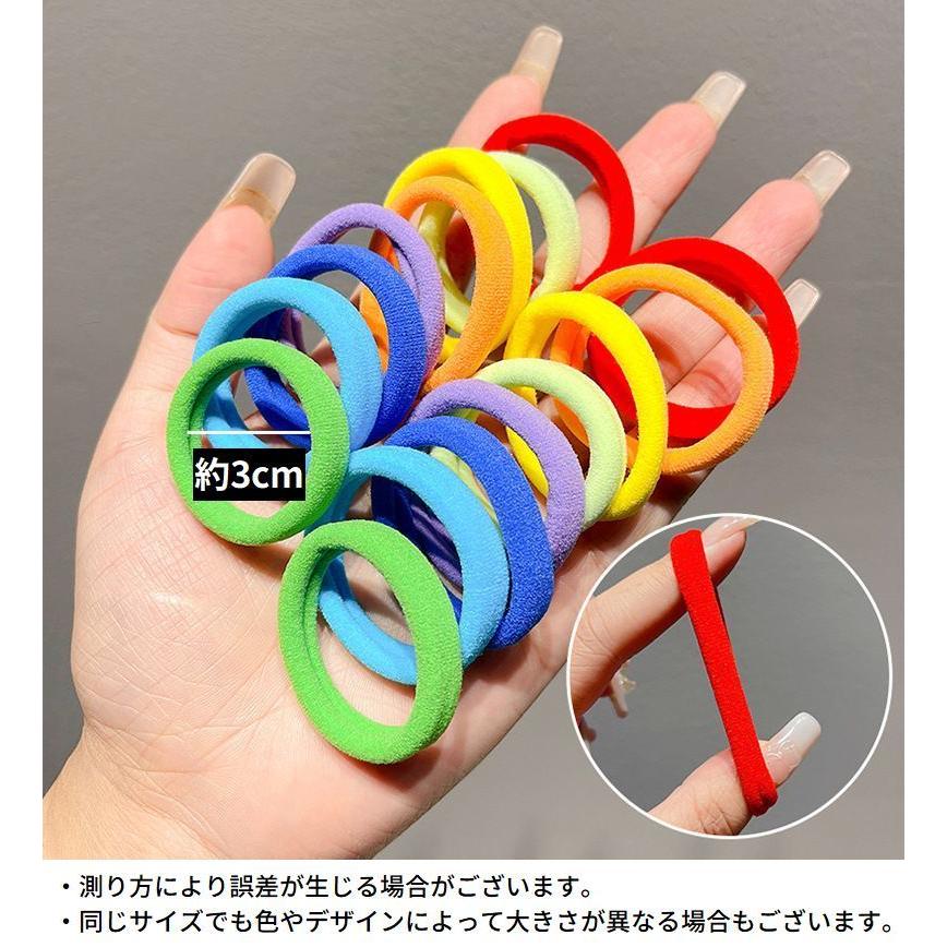 ヘアゴム リングゴム パイルゴム 32本セット 子供 キッズ ヘア