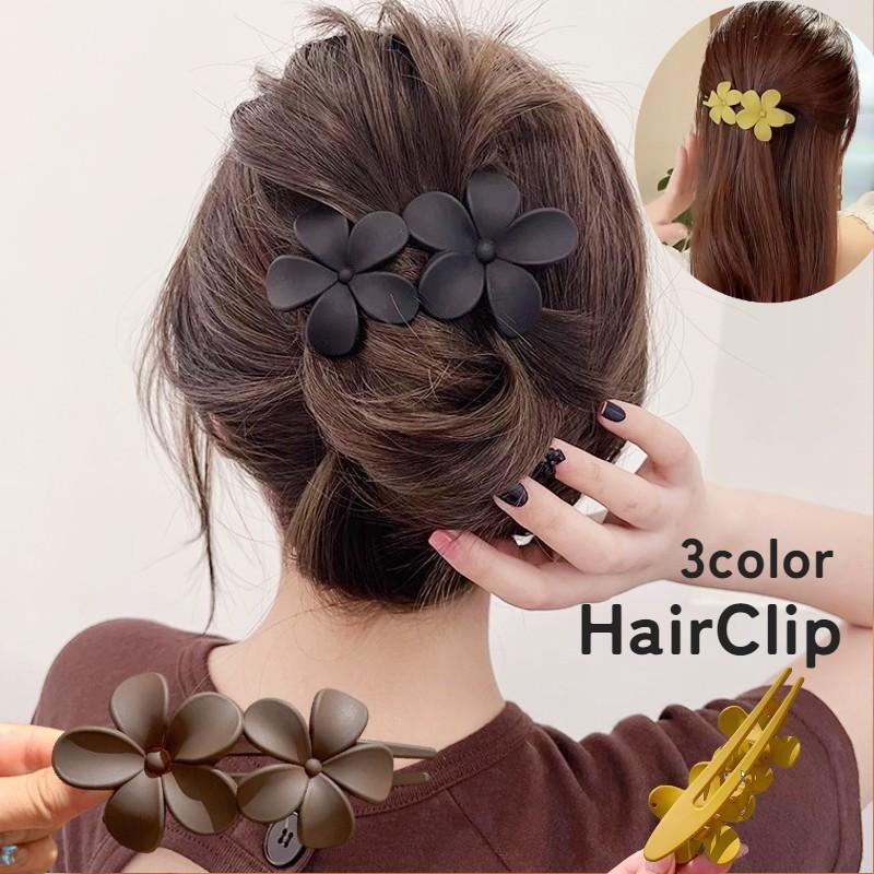 ヘアクリップ レディース 女性 ヘアアクセサリー 髪飾り まとめ髪 ヘア