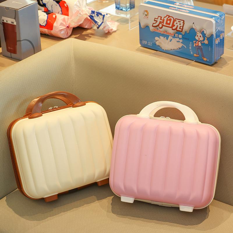 ミニトランクケース ミニスーツケース 小型 小物入れ ゴムベルト付き