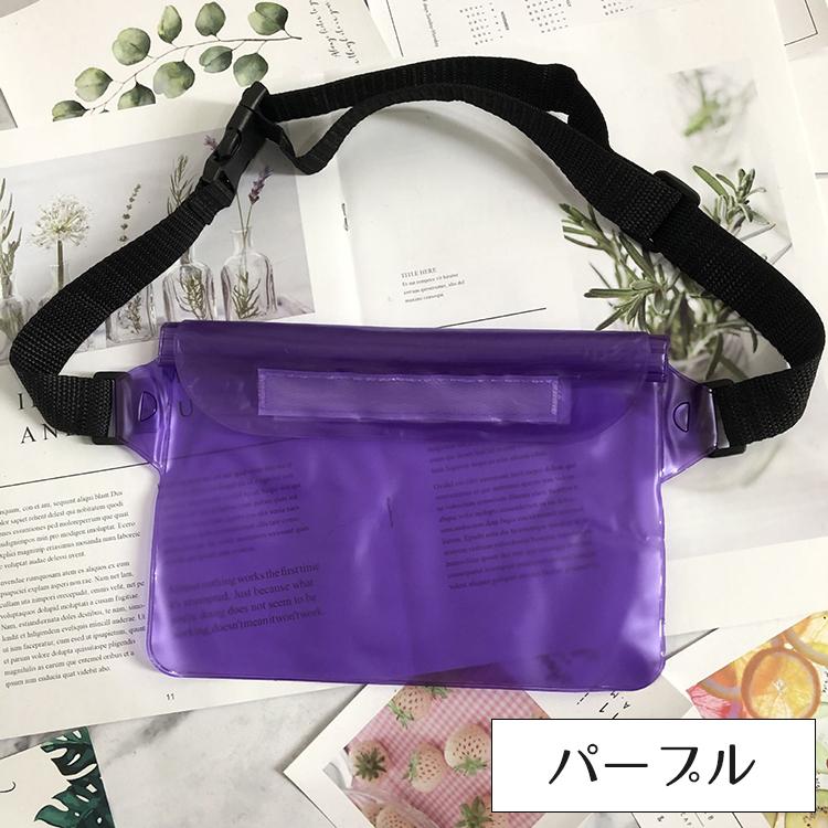 新品未使用です⭐️kawakawaパープル ボディバッグ・ウエストポーチ　サイズＭ ウエストポーチ 防水 メンズ レディース 推し活 男女兼用 バッグ