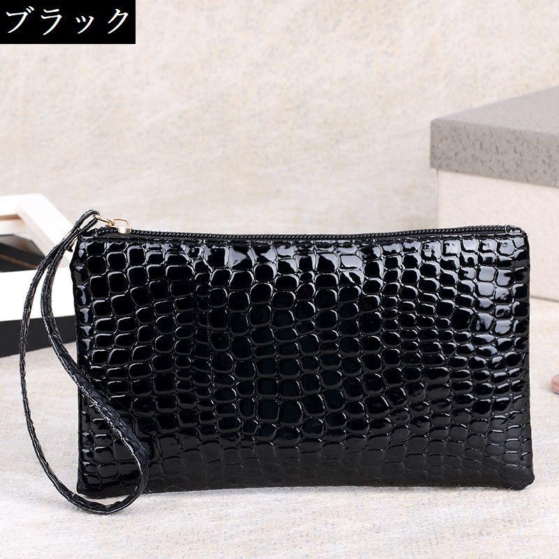 クラッチバッグ セカンドバッグ スマホポーチ レディース レザー調